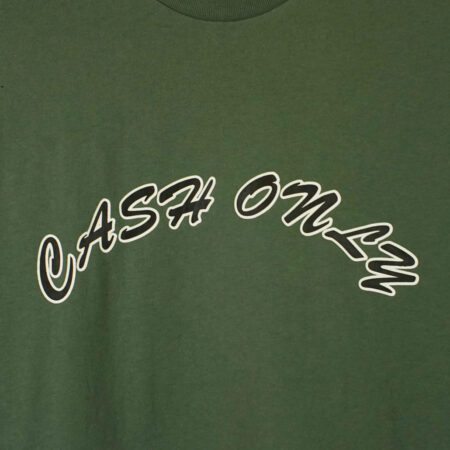 Cash Only Logo T-Shirt Safari