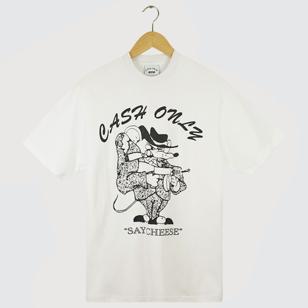 Cash Only Mobster T-Shirt White