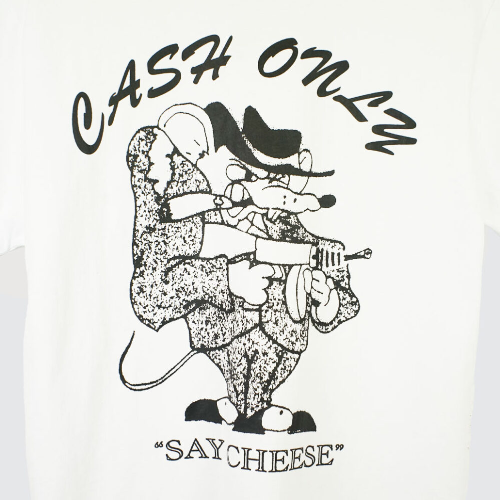 Cash Only Mobster T-Shirt White