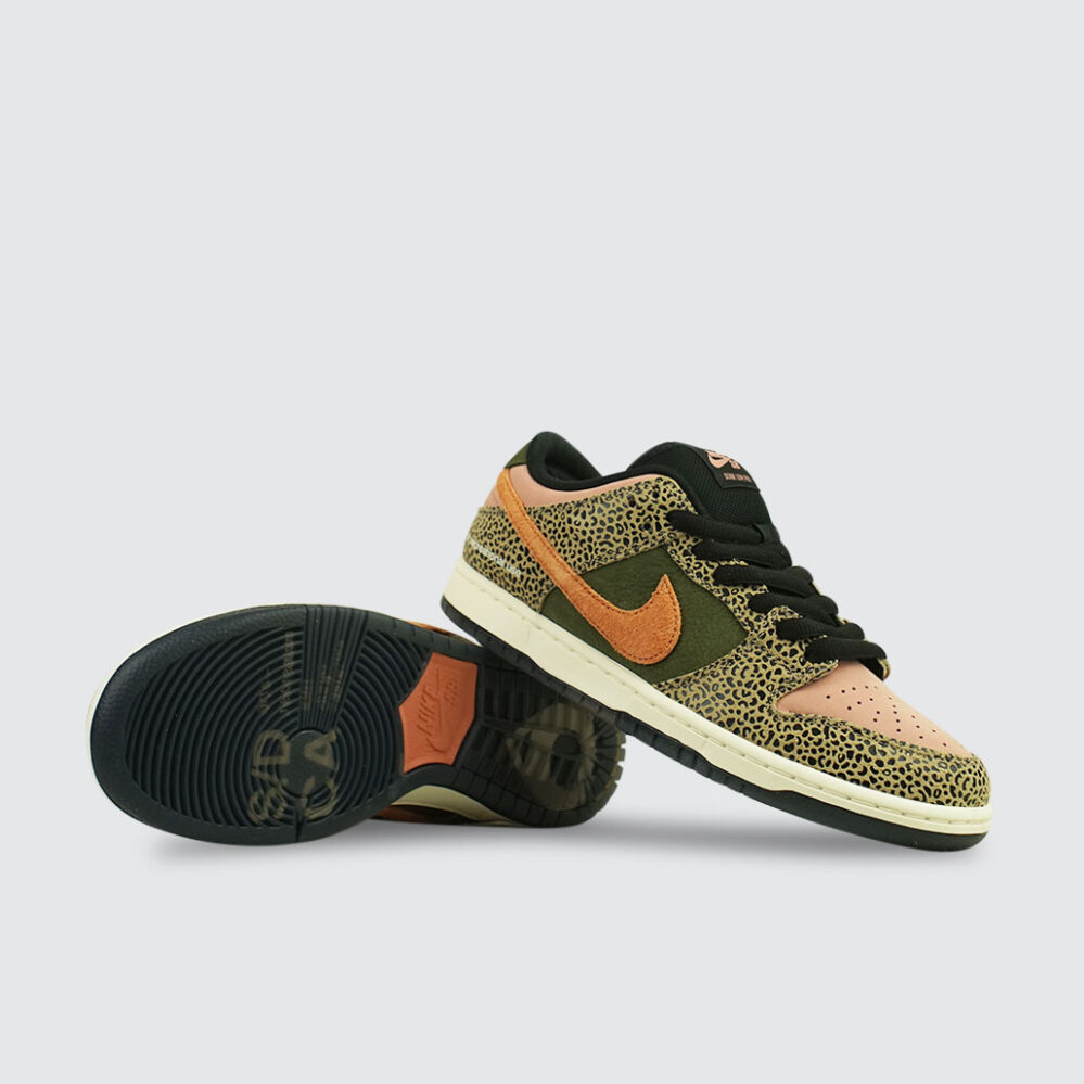 Nike SB x Arts-Rec Dunk Low Pro QS Khaki/Amber Brown-Rough Green