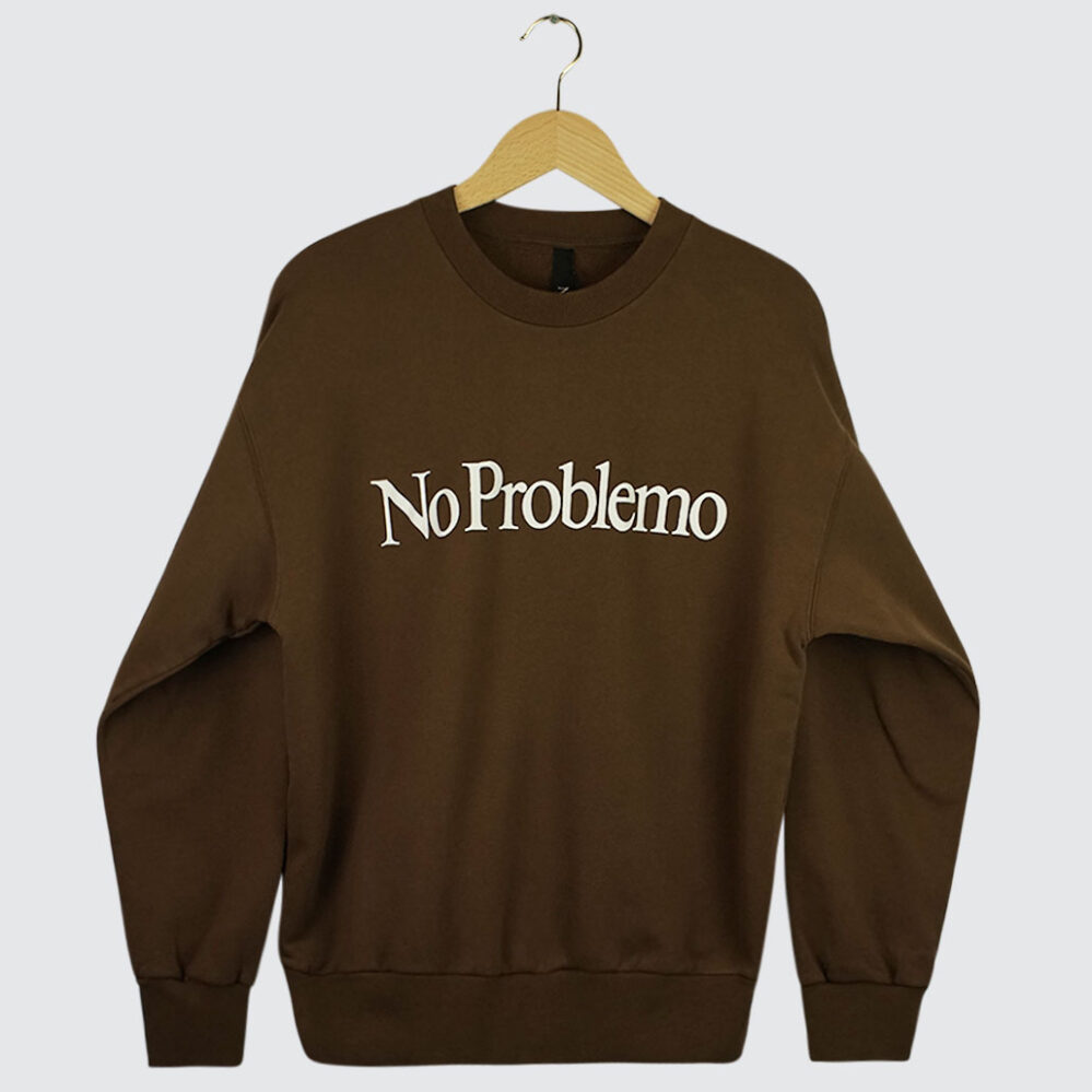 No Problemo Crewneck Brown