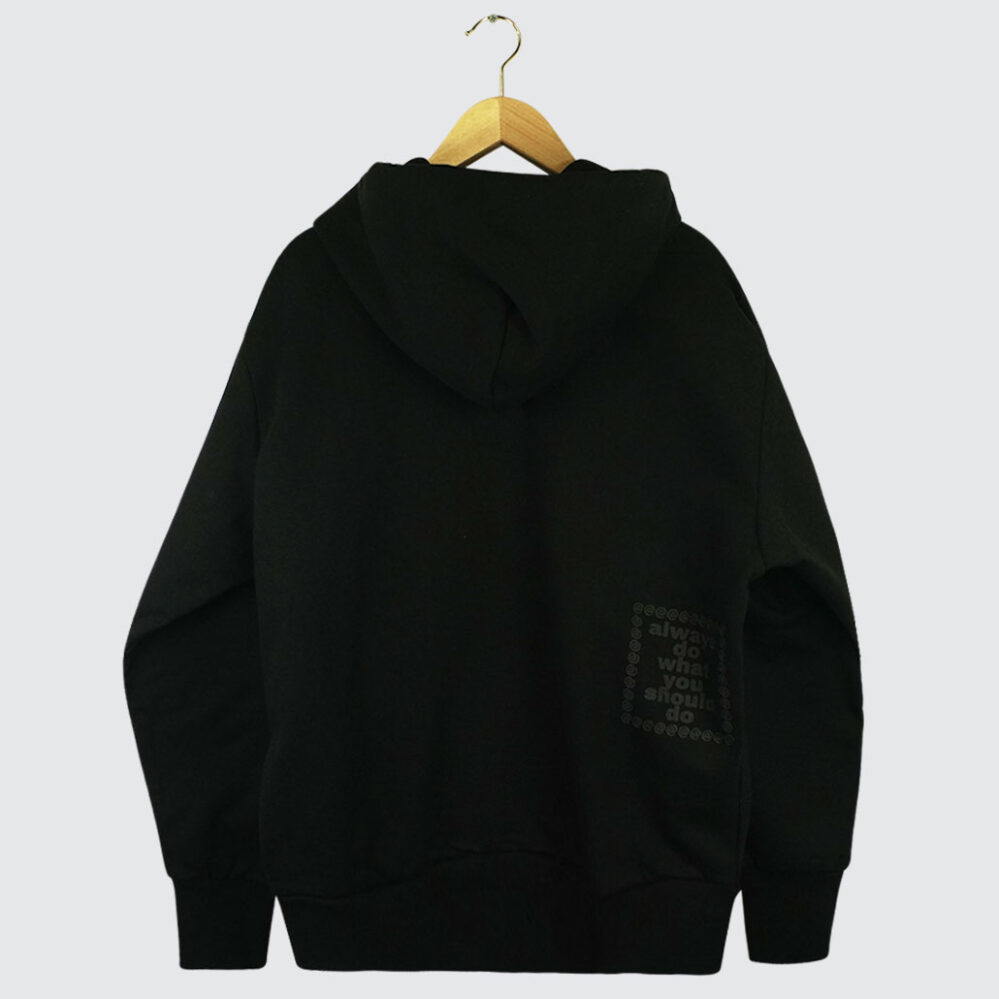 Always Do What You Should Do 3116 Premium Zip-Hoodie Black