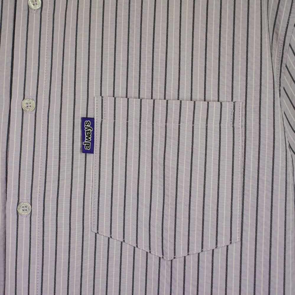 Always Do What You Should Do Business Leisure L/S Shirt Purple Always Do What You Should Do Business Leisure L/S Shirt Purple