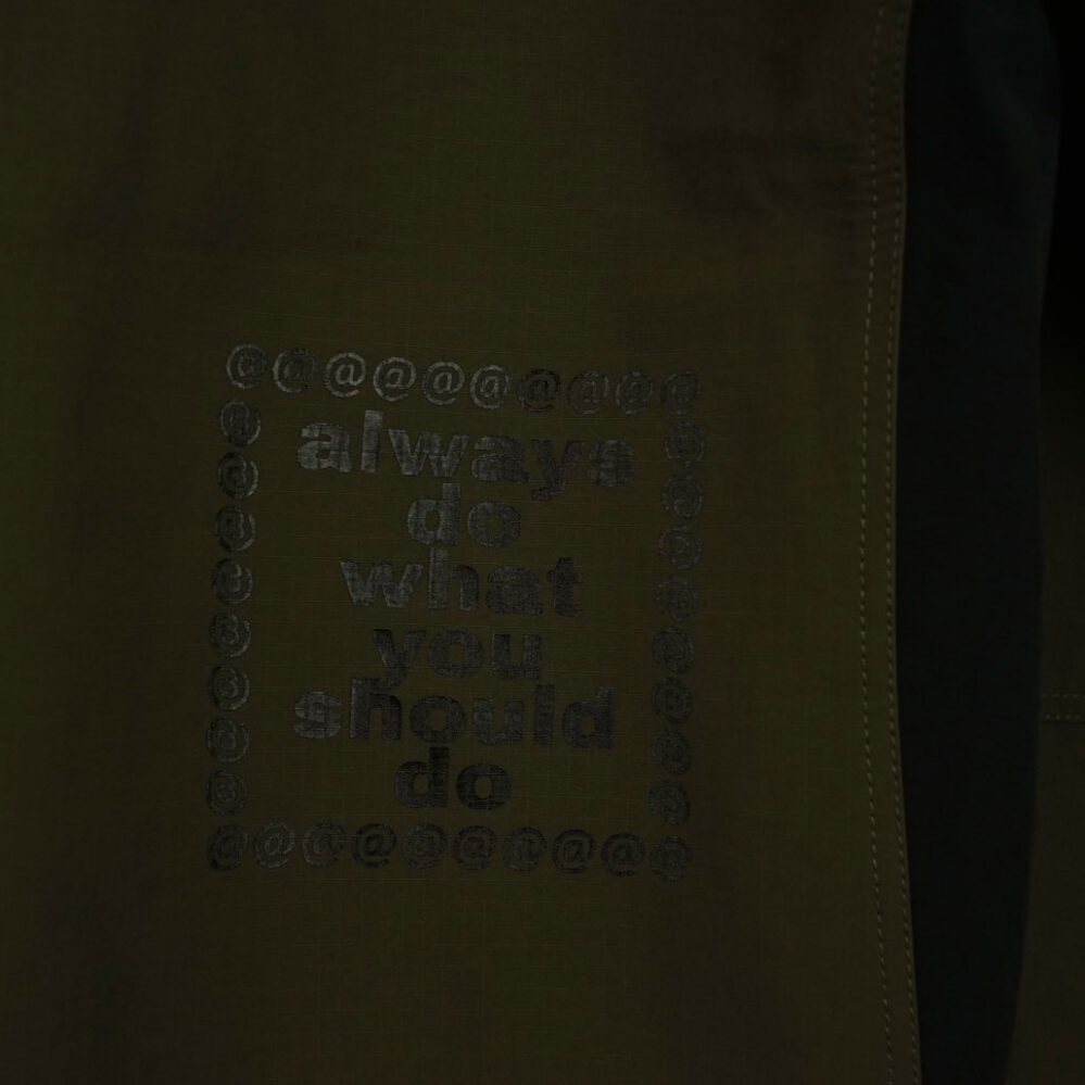 Always Do What You Should Do Hella Handsome Jacket Green/Black Always Do What You Should Do Hella Handsome Jacket Green/Black