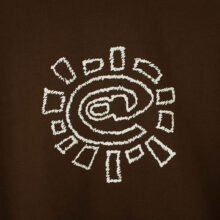 Always Do What You Should Do Scribble @Sun Hoodie Brown Always Do What You Should Do Scribble @Sun Hoodie Brown