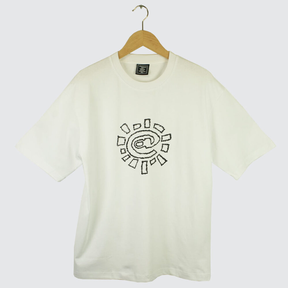 Always Do What You Should Do Sketchy @Sun T-Shirt White