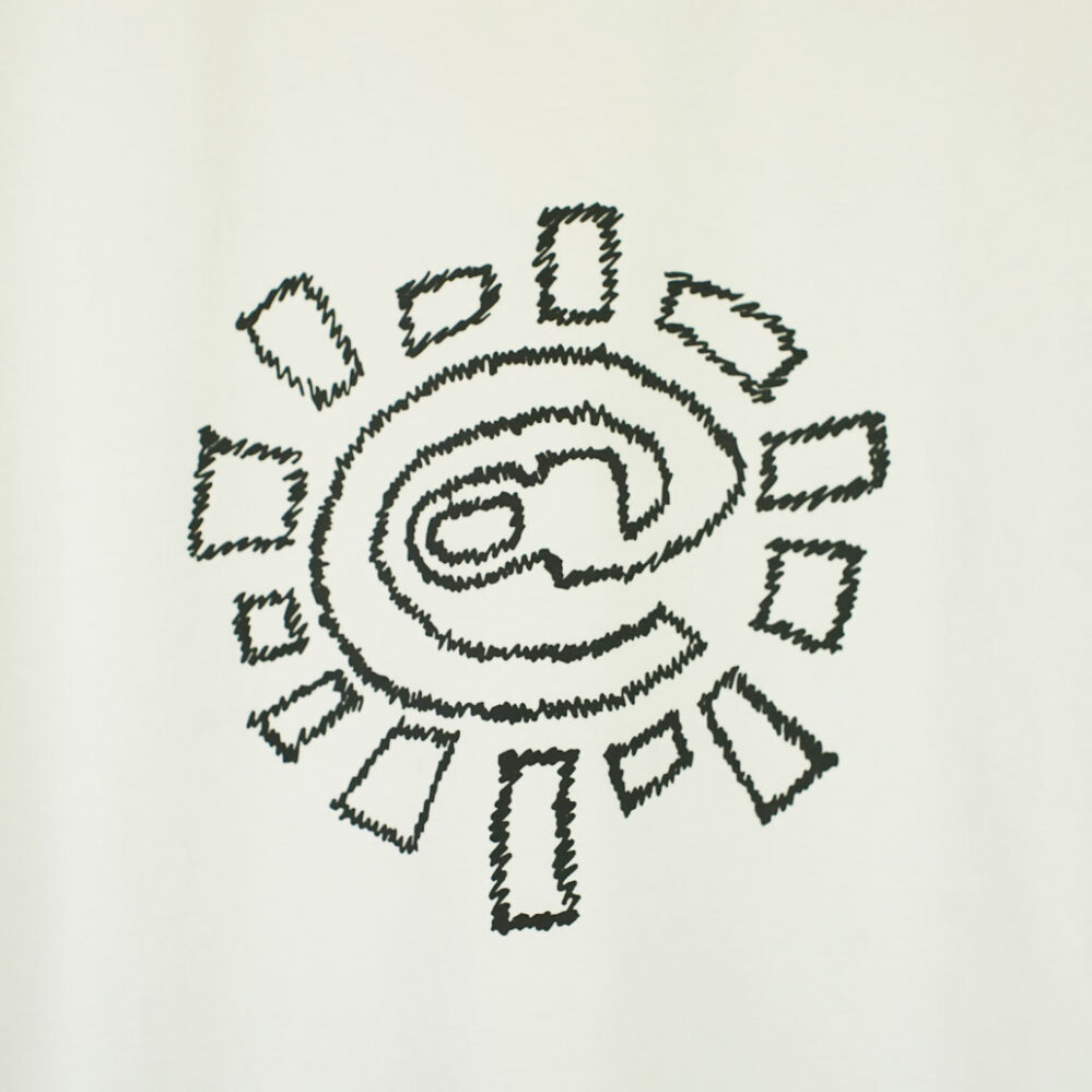 ALWAYS SKETCHY SUN T-SHIRT WHITE