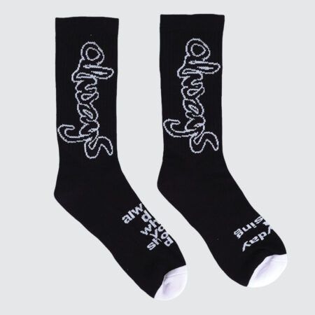 Always Do What You Should Do Snapper Rock Socks Black