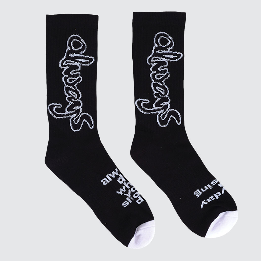 Always Do What You Should Do Snapper Rock Socks Black Always Do What You Should Do Snapper Rock Socks Black