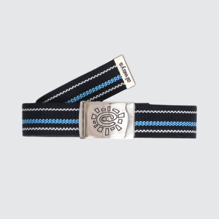 Always Do What You Should Do Stripe Belt Black/Blue