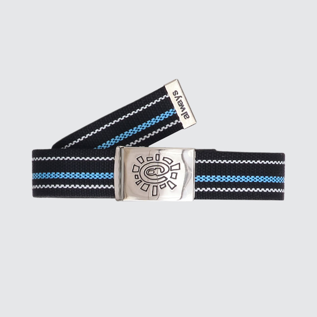 Always Do What You Should Do Stripe Belt Black/Blue Always Do What You Should Do Stripe Belt Black/Blue