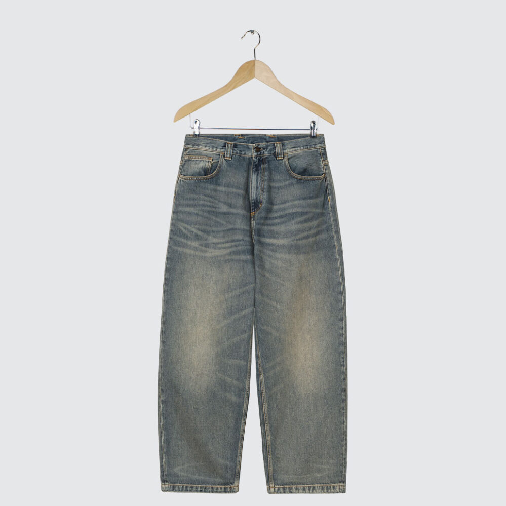 Carhartt WIP Brandon Smith Denim Pant Blue Worn Used Wash