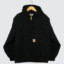 Carhartt WIP OG Active Jacket Black Stone Canvas Carhartt WIP OG Active Jacket Black Stone Canvas