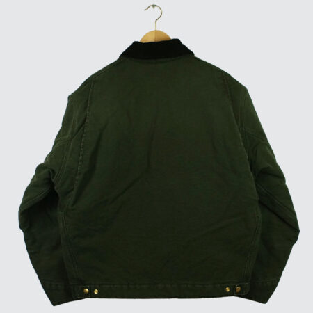 Carhartt WIP OG Detroit Jacket Olive/Black Stone Canvas Carhartt WIP OG Detroit Jacket Olive/Black Stone Canvas