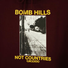 GX1000 Bomb Hills Hoodie Burgundy/Yellow