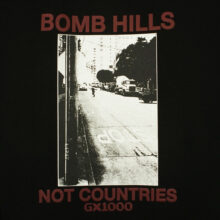 GX1000 Bomb Hills T-Shirt Black/Burgundy