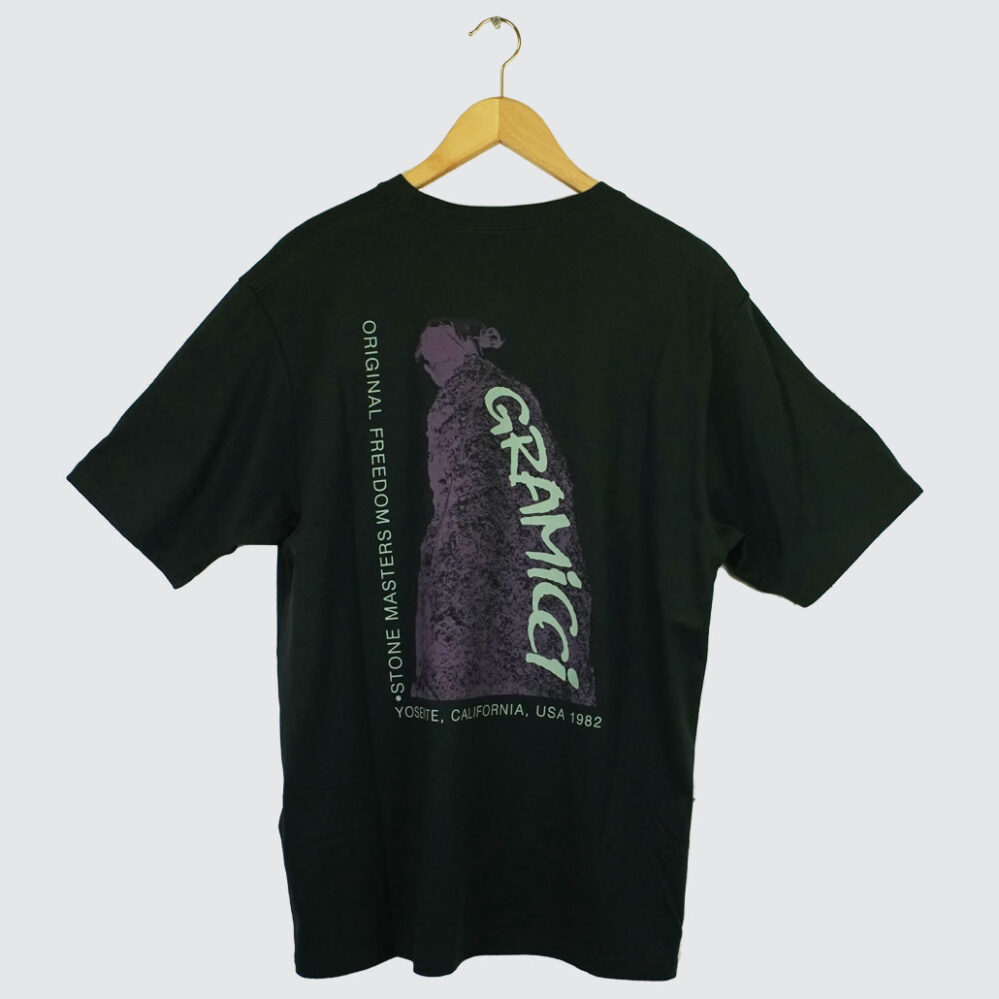 Gramicci Stonemasters T-Shirt Vintage Black Gramicci Stonemasters T-Shirt Vintage Black