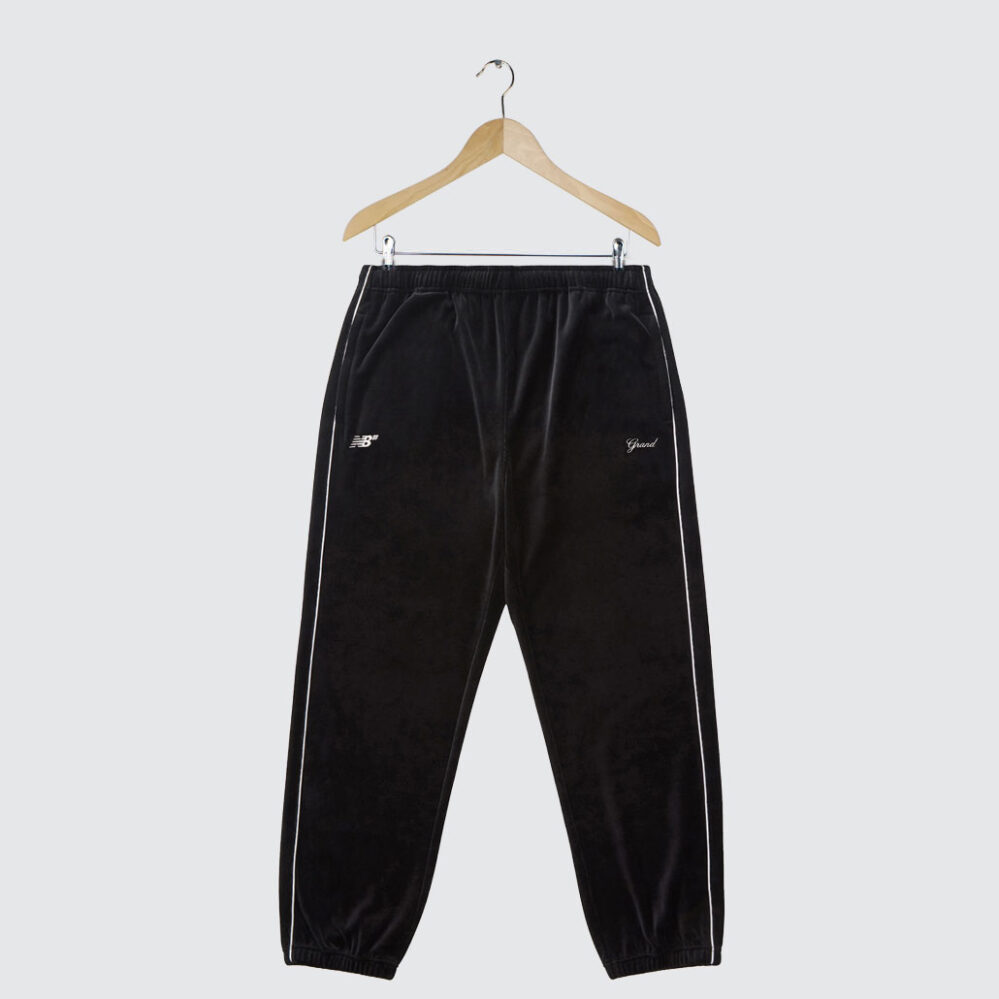 Grand Collection x New Balance Numeric Velour Track Pants Black