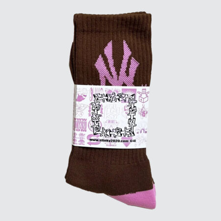 Slinky More Is More Socks Brown