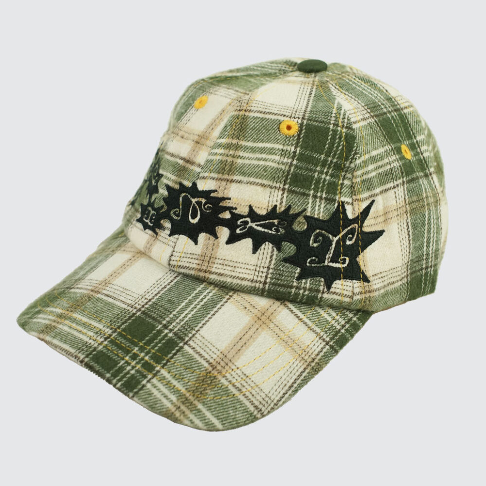 Slinky Plaid Spikes Cap Multi