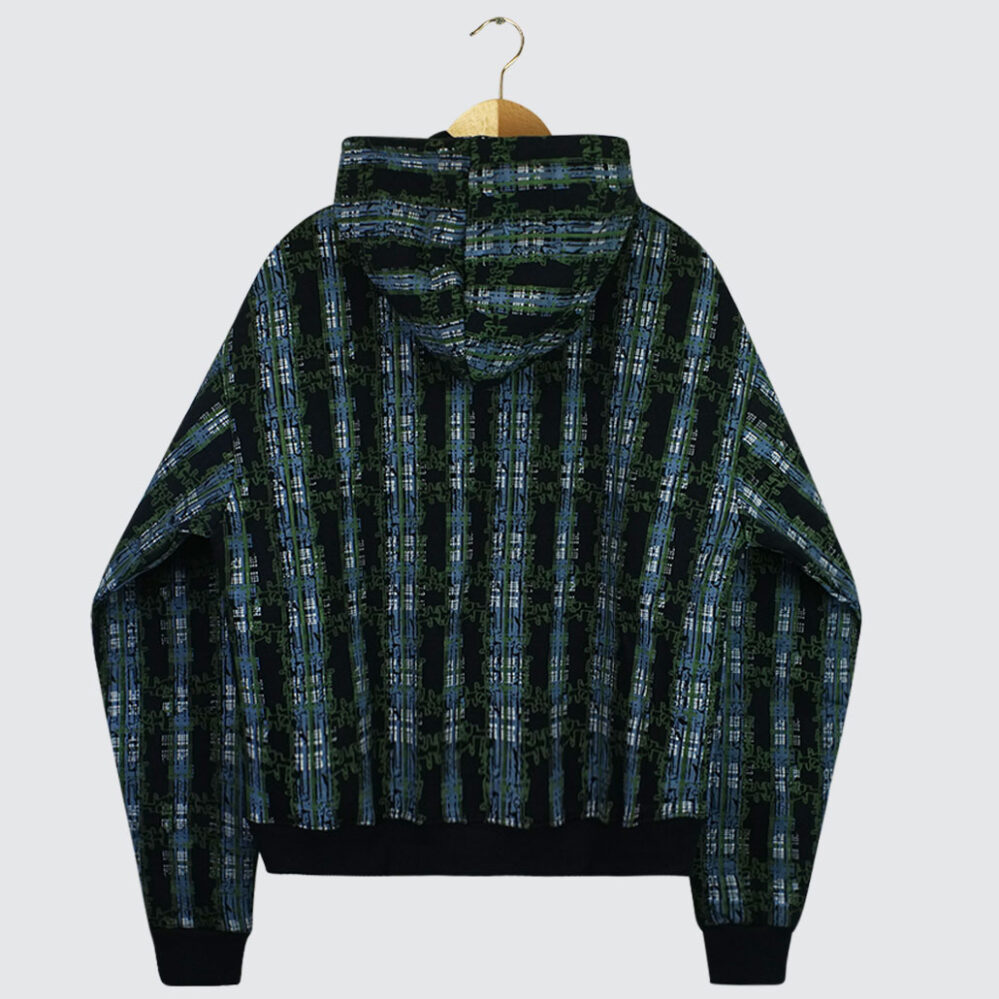 SLINKY Yankees Bootleg Plaid Zip Hood SLINKY Yankees Bootleg Plaid