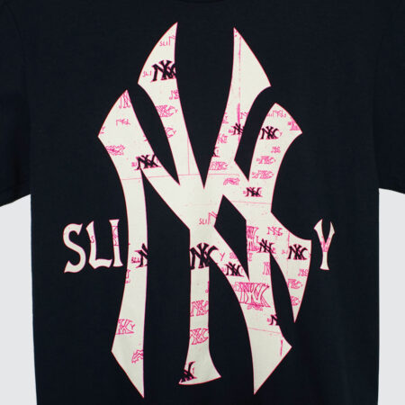 Slinky Yankees Bootleg T-Shirt Navy Slinky Yankees Bootleg T-Shirt Navy