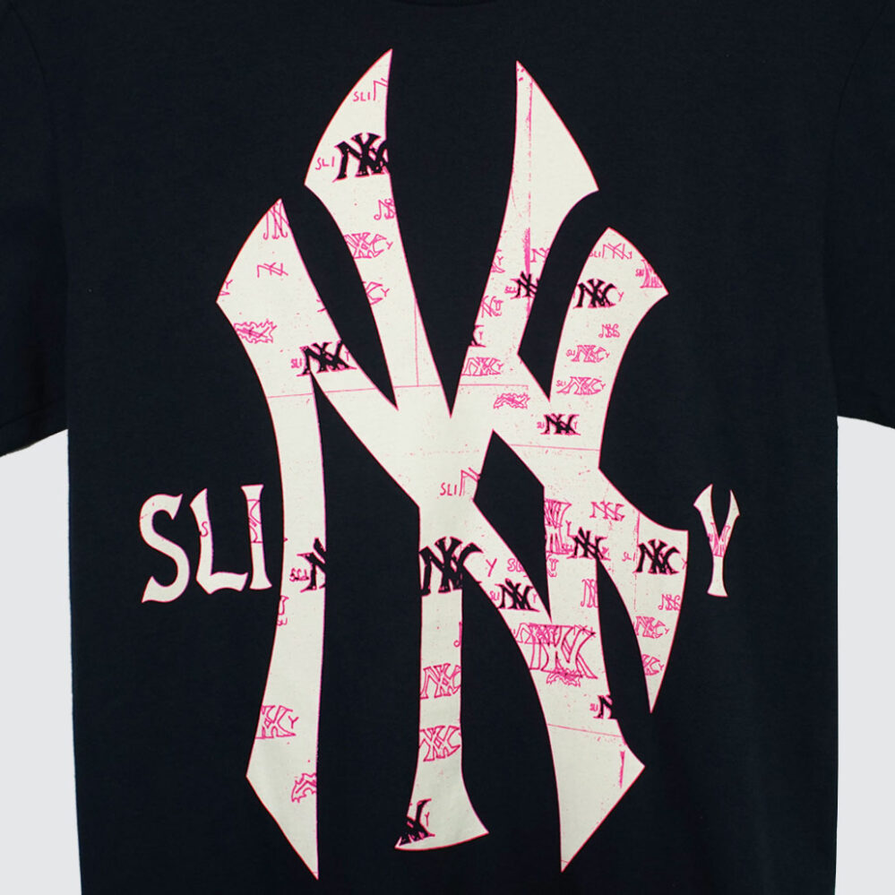 Slinky Yankees Bootleg T-Shirt Navy Slinky Yankees Bootleg T-Shirt Navy