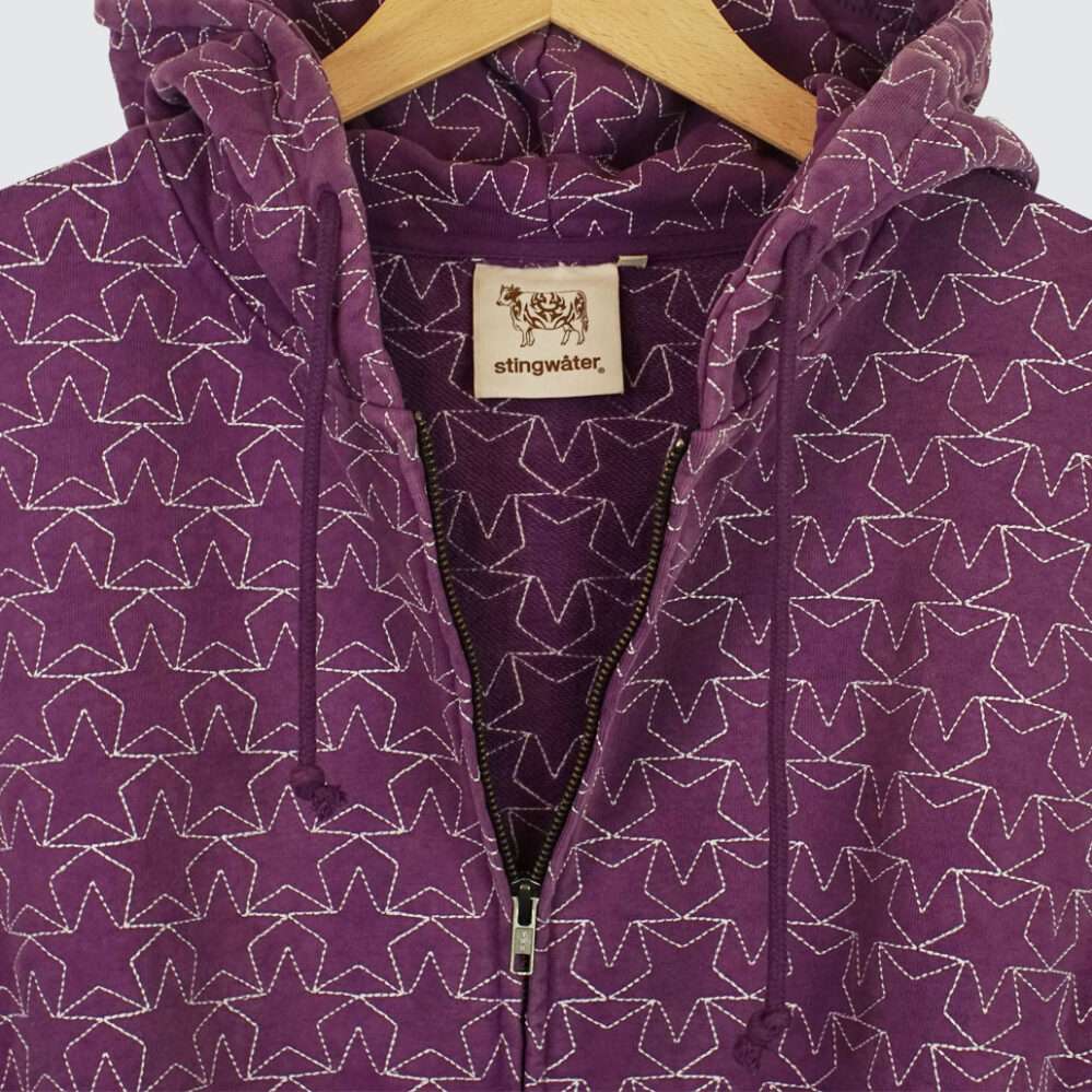 Stingwater All Star Zip Up Hoodie Acid Purple Stingwater All Star Zip Up Hoodie Acid Purple