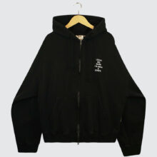 Stingwater Mini Crisis Zip Up Hoodie Acid Black Stingwater Mini Crisis Zip Up Hoodie Acid Black