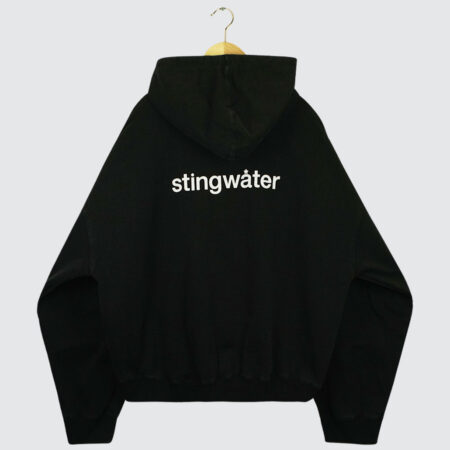 Stingwater Mini Crisis Zip Up Hoodie Acid Black Stingwater Mini Crisis Zip Up Hoodie Acid Black