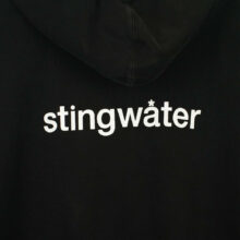 Stingwater Mini Crisis Zip Up Hoodie Acid Black Stingwater Mini Crisis Zip Up Hoodie Acid Black