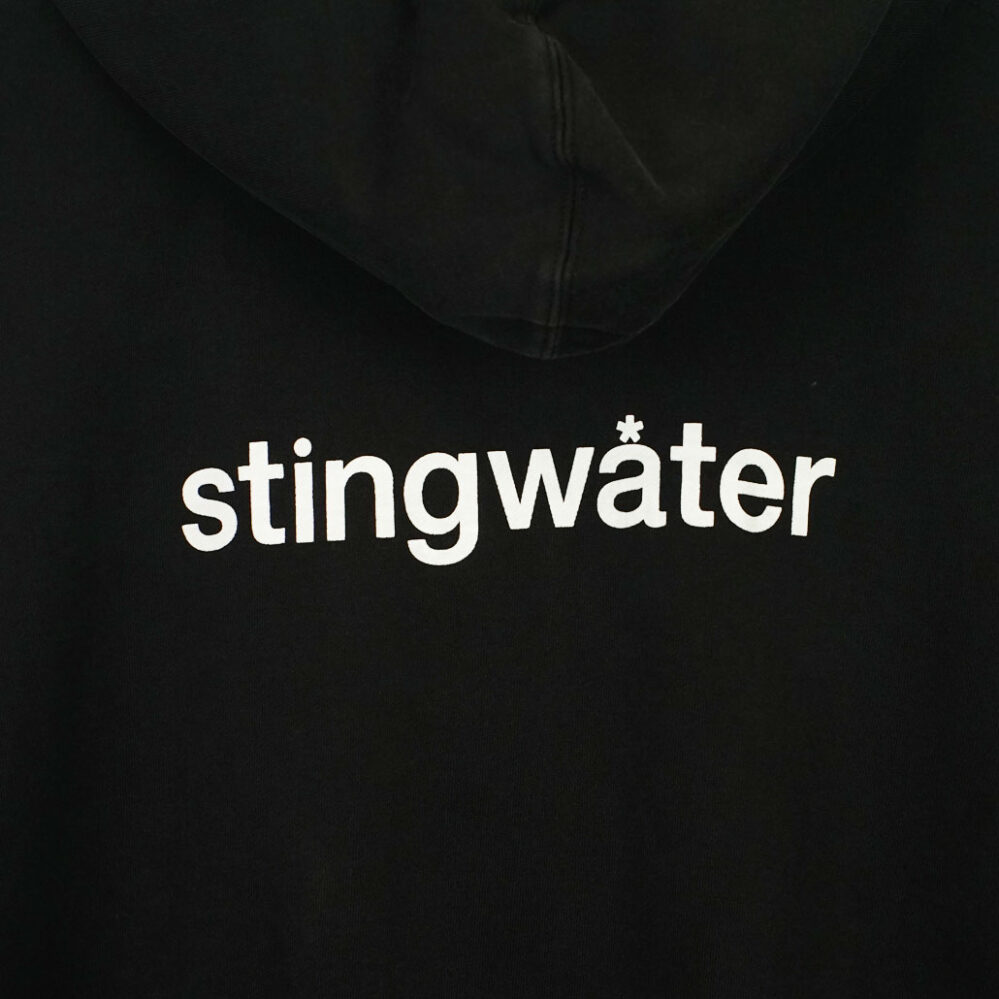 Stingwater Mini Crisis Zip Up Hoodie Acid Black Stingwater Mini Crisis Zip Up Hoodie Acid Black