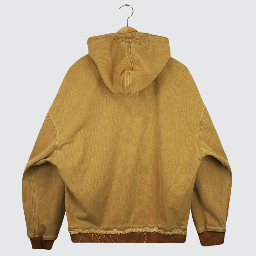 Stingwater Kowboy Zip Up Hoodie Brown Canvas