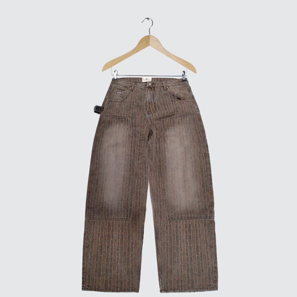 Stingwater Script Jeans Acid Black