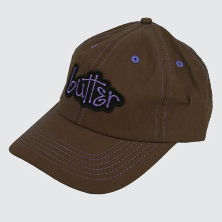 Butter Goods Connection 6 Panel Cap Brown Butter Goods Connection 6 Panel Cap Brown