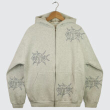 Butter Goods Roach Zip-Hoodie Ash Butter Goods Roach Zip-Hoodie Ash