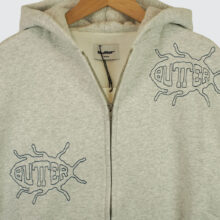 Butter Goods Roach Zip-Hoodie Ash Butter Goods Roach Zip-Hoodie Ash
