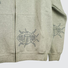 Butter Goods Roach Zip-Hoodie Ash Butter Goods Roach Zip-Hoodie Ash