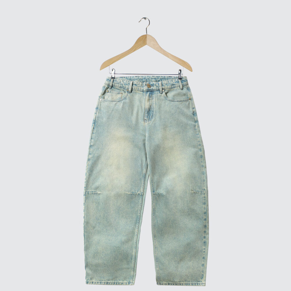 Butter Goods Wide Cut Denim Jeans Tinted Blue