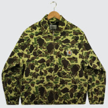 Carhartt WIP Duck Detroit Jacket Camo Duck/Green Stone Washed Carhartt WIP Duck Detroit Jacket Camo Duck/Green Stone Washed