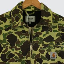Carhartt WIP Duck Detroit Jacket Camo Duck/Green Stone Washed Carhartt WIP Duck Detroit Jacket Camo Duck/Green Stone Washed
