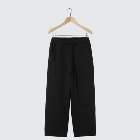 Carhartt WIP Double Knee Sweat Pant Black Stone Washed Carhartt WIP Double Knee Sweat Pant Black Stone Washed