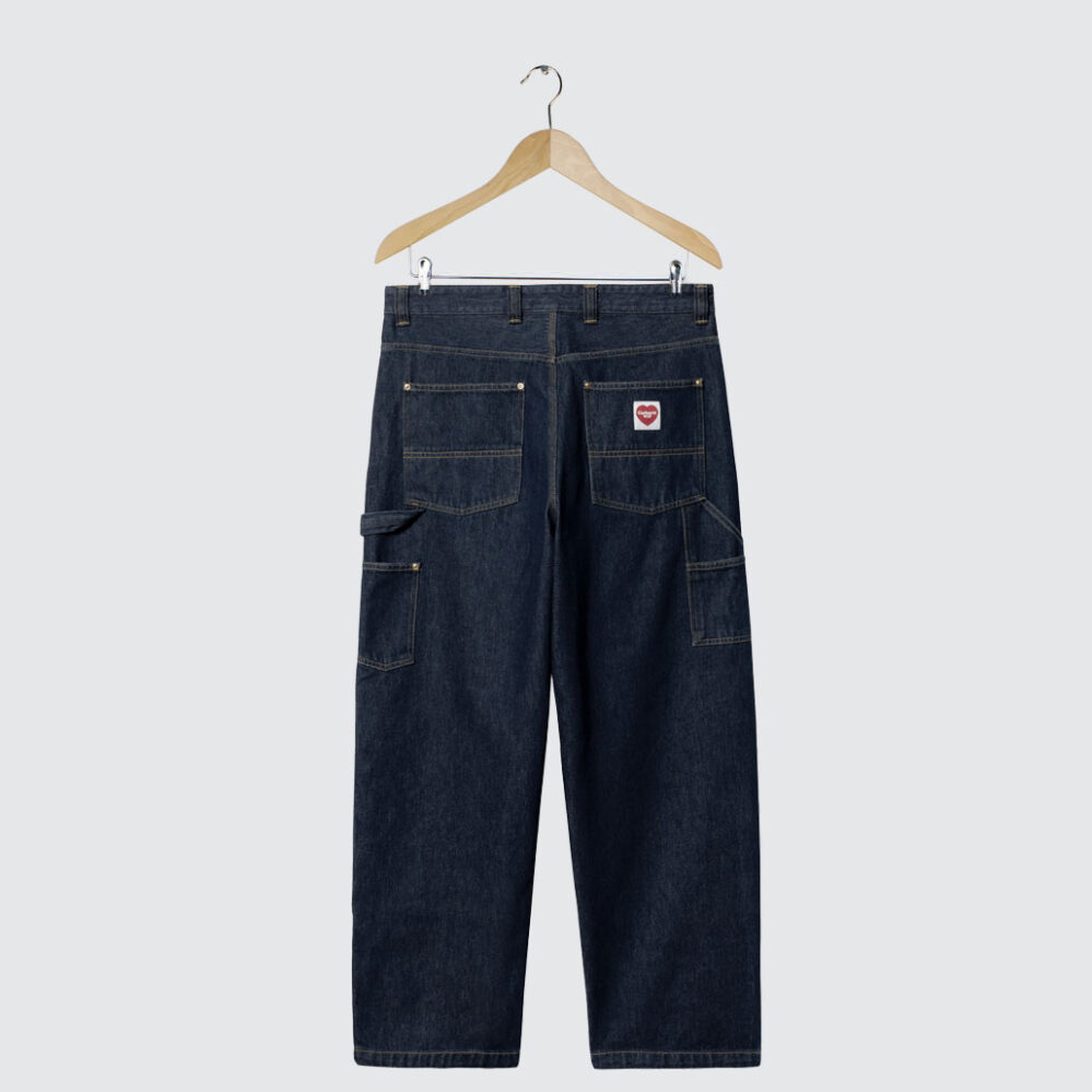Carhartt WIP Nash Double Knee Pant Blue Rinsed Carhartt WIP Nash Double Knee Pant Blue Rinsed