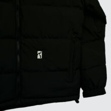 Poetic Collective Puffer Jacket Black