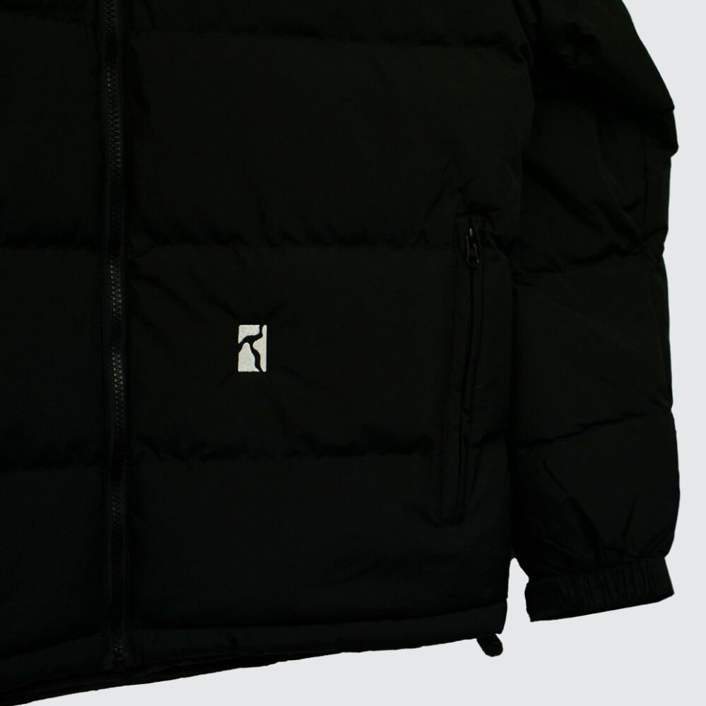 Poetic Collective Puffer Jacket Black