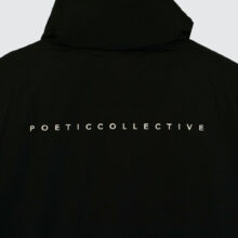 Poetic Collective Puffer Jacket Black