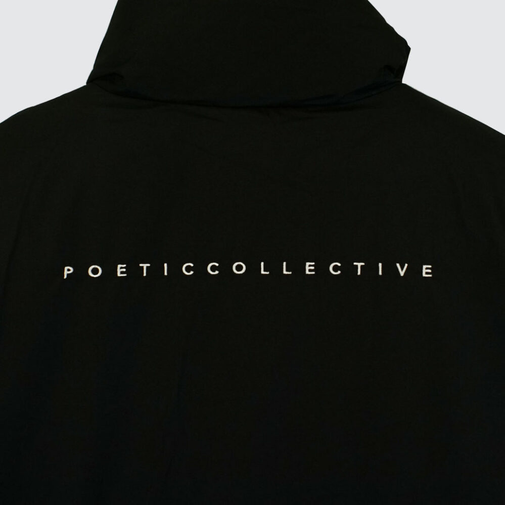 Poetic Collective Puffer Jacket Black