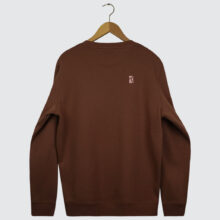 Poetic Collective Three Prints Crewneck Brown