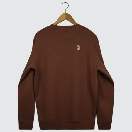 Poetic Collective Three Prints Crewneck Brown Poetic Collective Three Prints Crewneck Brown