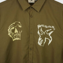 Poetic Collective Three Prints Shirt Olive Poetic Collective Three Prints Shirt Olive